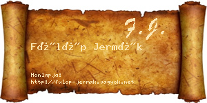 Fülöp Jermák névjegykártya